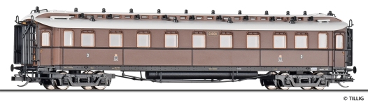 Tillig 12013 - TT - Personenwagen 3. Kl., K.P.E.V., Ep. I